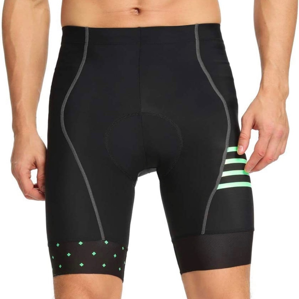 5/$25 NEENCA Men's Padded Cycling Shorts Size XL/3XL